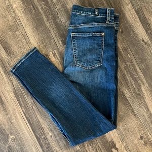 7 For All Mankind Aubrey Skinny Jean SUPER high rise b(air) denim